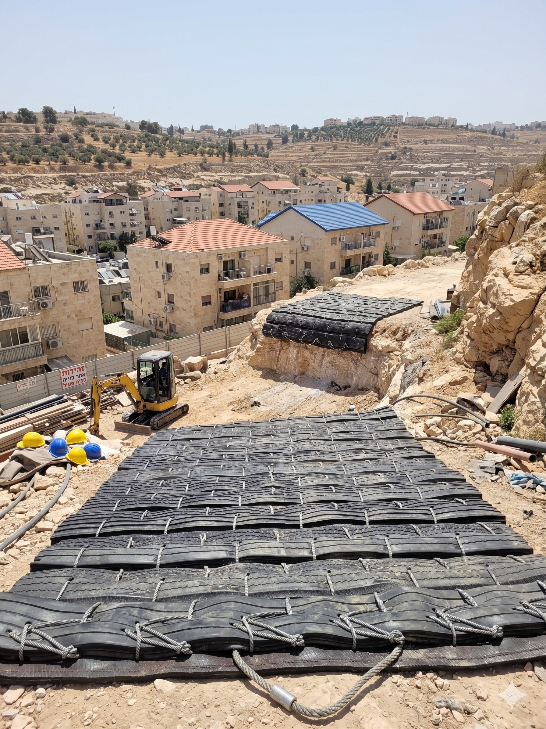 השכרת מזרוני פיצוץ ומיגון לתשתיות