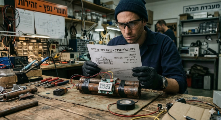 ייעוץ מומחה וניתוח זירות חבלה להגנה הפלילית (Forensic & Post-Blast Consulting)